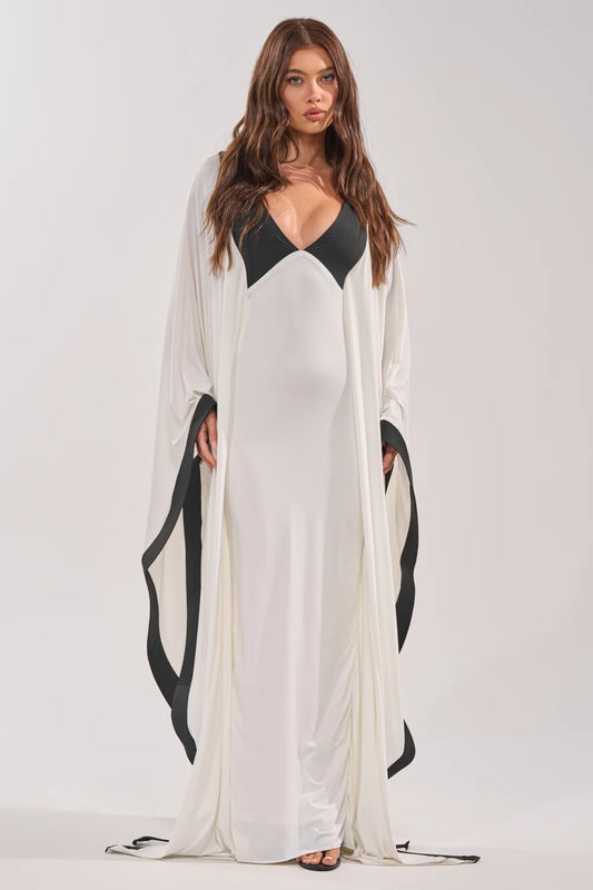 Color Block Maxi Dress