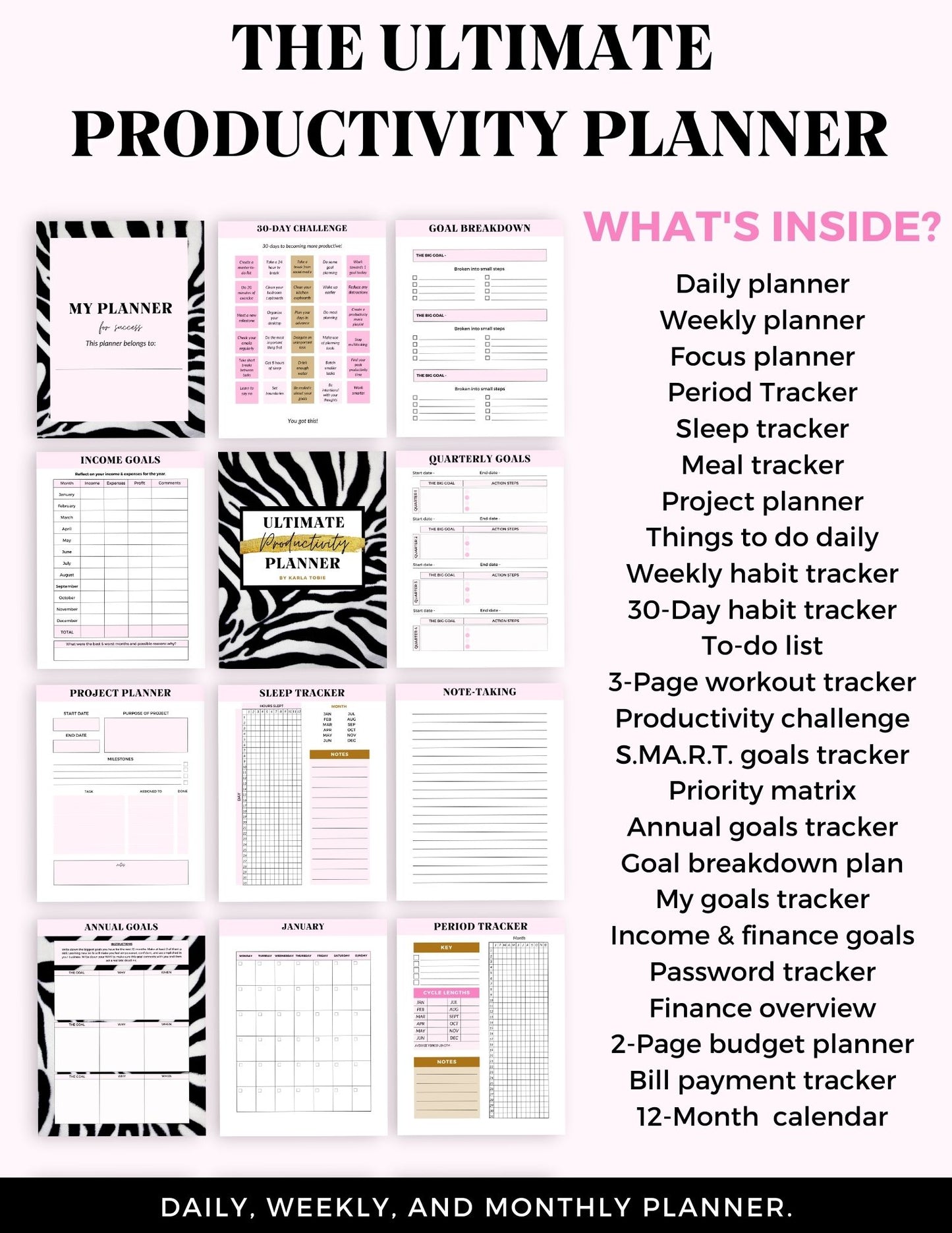 The Ultimate Productivity Planner